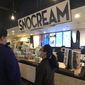 SnoCream Company - Main sign for SnoCream inside the Block food hall. - Desserts Near Me - Annandale, Virginia