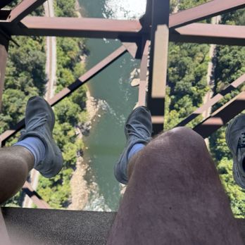 Bridge Walk - Got to dangle our feet! - Hiking Near Me - Lansing, West Virginia Bridge Walk - Got to dangle our feet! - Hiking Near Me - Lansing, West Virginia