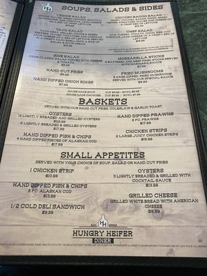 Menu photo 5 Hungry Heifer Diner Raymond, WA