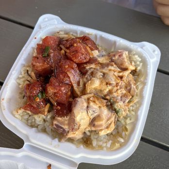 Ono Seafood - Poke bowl ($17) small portion! - Seafood Near Me - Honolulu, Hawaii Ono Seafood - Poke bowl ($17) small portion! - Seafood Near Me - Honolulu, Hawaii
