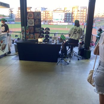 Greensboro Grasshoppers - I never realized the "organ player" plays from the main concourse rather than in the press booth - Professional Sports Teams Near Me - Greensboro, North Carolina