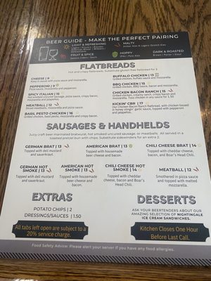 Menu photo 2 The Casual Pint Chapel Hill, NC Menu photo 2 The Casual Pint Chapel Hill, NC