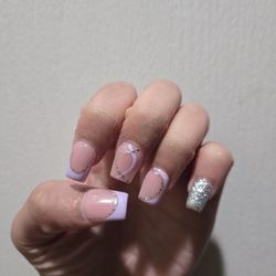 Crystal's Nails and Spa - These nails were made for Prom by Ms. Crystal, and matched the color of my attire!!