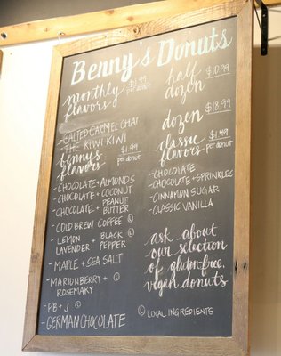 Menu photo 6 Benny's Donuts Corvallis, OR