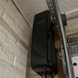 Chamberlain RJ0101 installed with no hiccups by Bill and his associate. Huge improvement over our old ceiling mounted unit. Chamberlain RJ0101 installed with no hiccups by Bill and his associate. Huge improvement over our old ceiling mounted unit.