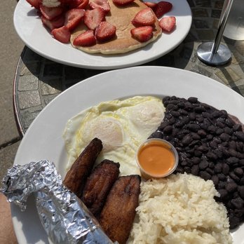 Berry Sweet Kitchen - The Cuban breakfast and strawberry cream pancakes - Cafes Near Me - Minneapolis, Minnesota