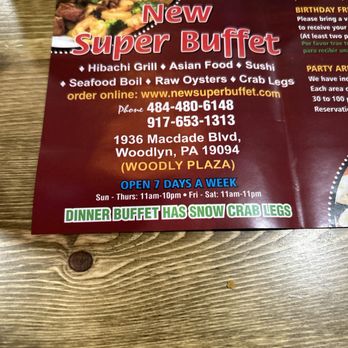 New Super Buffet - New Super Buffet Hibachi Grill - Buffets Near Me - Woodlyn, Pennsylvania New Super Buffet - New Super Buffet Hibachi Grill - Buffets Near Me - Woodlyn, Pennsylvania