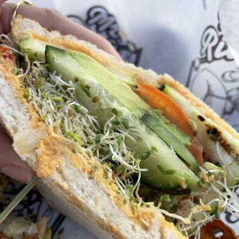 The New Custom House - Veggie sando - New American Near Me - Avila Beach, California The New Custom House - Veggie sando - New American Near Me - Avila Beach, California