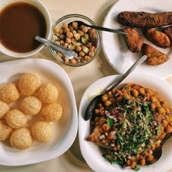 Nakodar Sweet Centre - Somosa chaat, Gol Gappa, vegetarian kebab and allo tikki