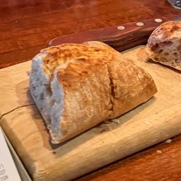 Warm bread and whipped butter Warm bread and whipped butter