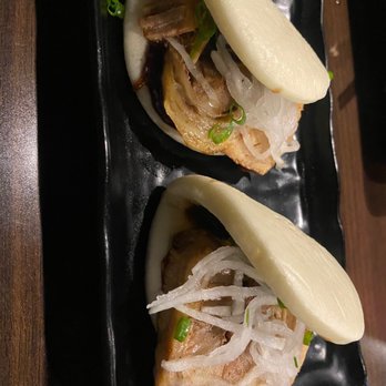Noods Ramen Bar - Kakuni Bao - 2 pcs chashu*daikon*green onion * hoisin - Ramen Near Me - Honolulu, Hawaii Noods Ramen Bar - Kakuni Bao - 2 pcs chashu*daikon*green onion * hoisin - Ramen Near Me - Honolulu, Hawaii