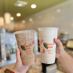 Nature's Juice - Cacao Brew and Peanut Butter Blitz