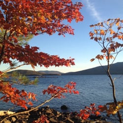 Maine Huts & Trails - Ah, Autumn on lake