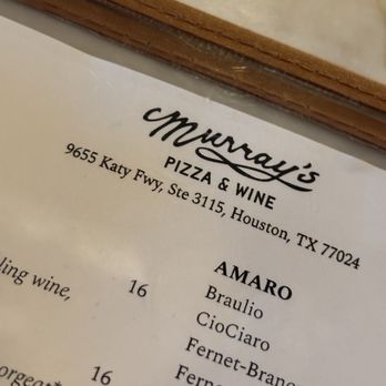 Murray's Pizza & Wine - The logo :) - Pizza Near Me - Houston, Texas Murray's Pizza & Wine - The logo :) - Pizza Near Me - Houston, Texas