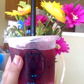 Em-Tea - Fruity rose tea with lychee jelly - Bubble Tea Near Me - Merced, California Em-Tea - Fruity rose tea with lychee jelly - Bubble Tea Near Me - Merced, California