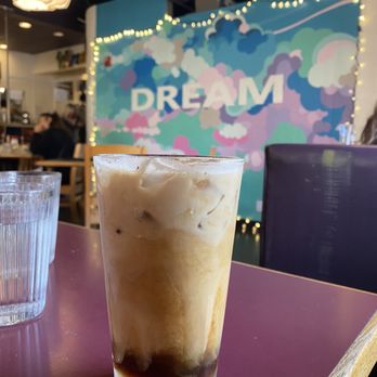 Dream Cafe - Iced latte - Breakfast & Brunch Near Me - Dallas, Texas