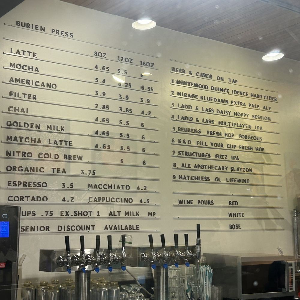Burien Press - Coffee & Tea Near Me - Burien, Washington