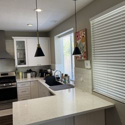 Thompson Electric - Pendent lights. Cutomer provided .