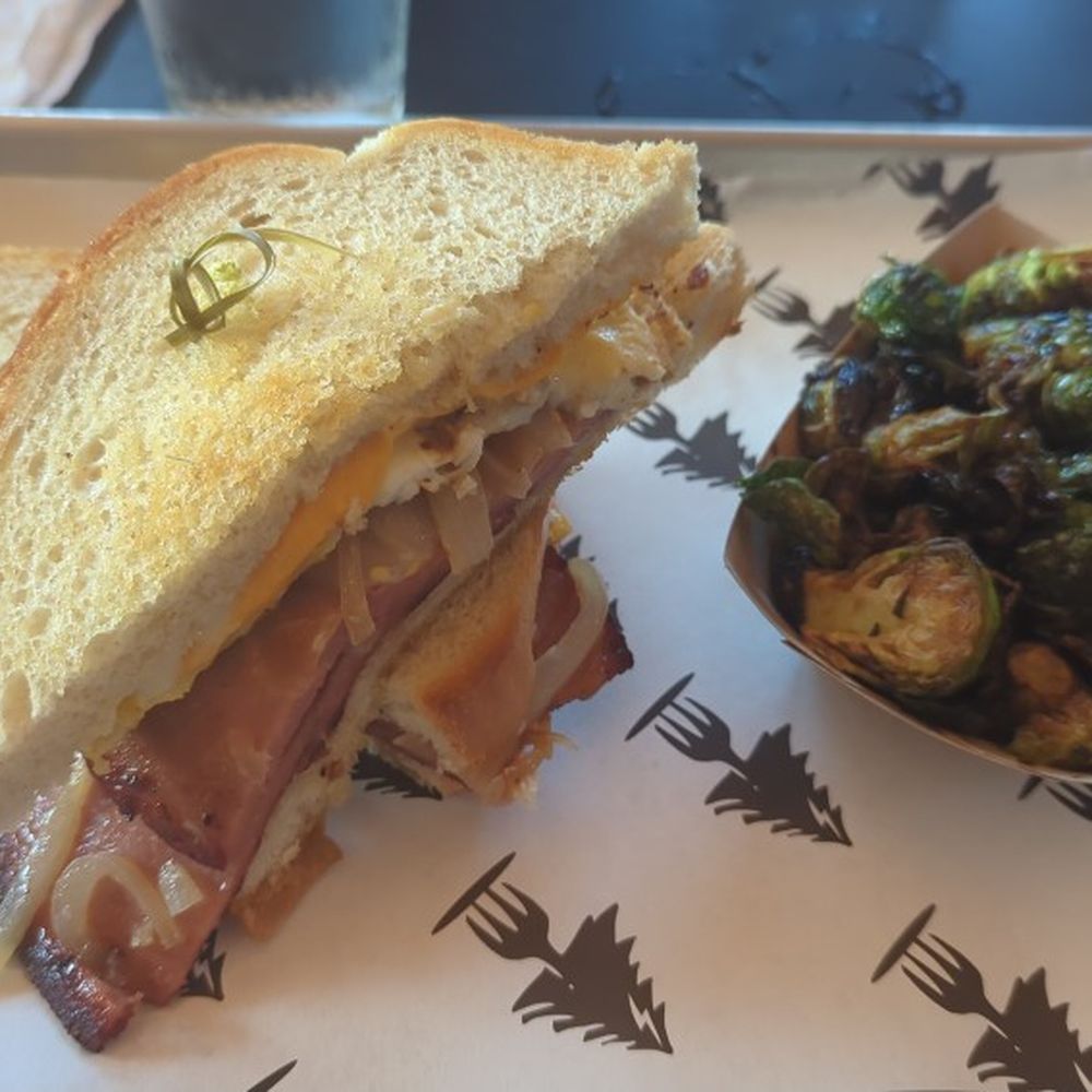 Twisted Pine - Smoked bologna and brussels - Bars Near Me - Winston-Salem, North Carolina Twisted Pine - Smoked bologna and brussels - Bars Near Me - Winston-Salem, North Carolina