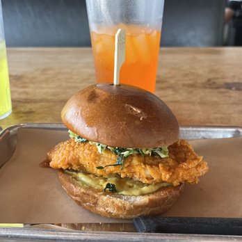 Hopdoddy Burger Bar - Nashville Hot Chicken Sandwich - Burgers Near Me - Dallas, Texas