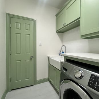 TL Remodeling - a washer and dryer in a laundry room - General Contractors Near Me - Richardson, Texas TL Remodeling - a washer and dryer in a laundry room - General Contractors Near Me - Richardson, Texas