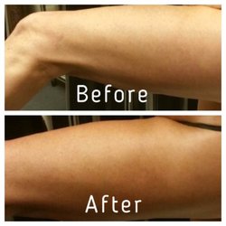 GLO Studio Tanning - Before and After Spray Tan