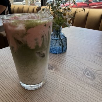 Sissy's Cafe - Strawberry matcha - Breakfast & Brunch Near Me - San Pedro, California Sissy's Cafe - Strawberry matcha - Breakfast & Brunch Near Me - San Pedro, California
