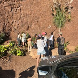 Red Rock Spring - So many people stoping by to fill up their jugs/ water bottles with water!