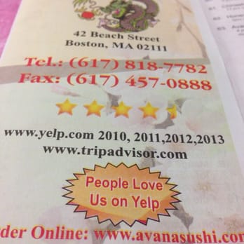 Avana Sushi - People love us on yelp! - Japanese Near Me - Boston, Massachusetts Avana Sushi - People love us on yelp! - Japanese Near Me - Boston, Massachusetts
