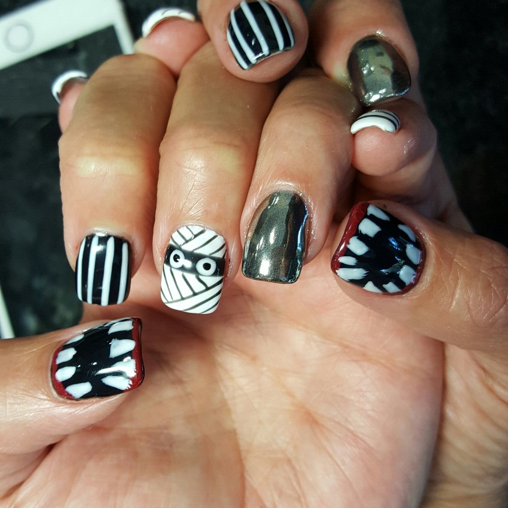 Nothing But Nails - Halloween nails by Lieu - Nail Salons Near Me - Saratoga, California