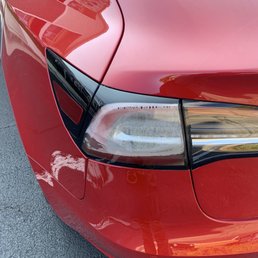 Condensation in the tail light.