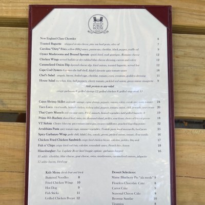 Menu photo 1 Hinesburgh Public House Hinesburg, VT