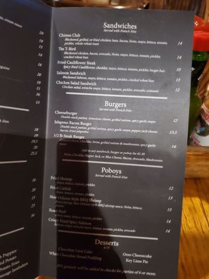 Menu photo 8 Chimes Restaurant Baton Rouge, LA