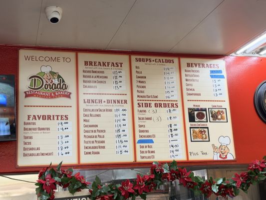 Menu photo 1 Dorada Restaurant & Bakery Garden Grove, CA Menu photo 1 Dorada Restaurant & Bakery Garden Grove, CA