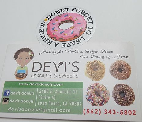 Menu photo 2 Devi's Donuts and Sweets Long Beach, CA