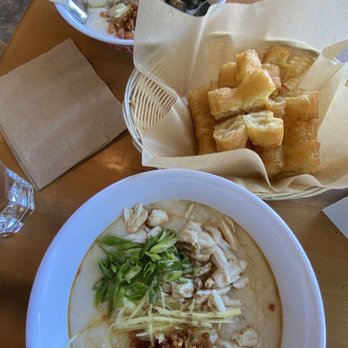 Secret Congee - Garlic Blue Crab Congee and Hokkaido Scallop Congee - Asian Fusion Near Me - Seattle, Washington Secret Congee - Garlic Blue Crab Congee and Hokkaido Scallop Congee - Asian Fusion Near Me - Seattle, Washington