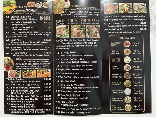 Menu photo 4 Pho Kaholic Palmetto Bay, FL Menu photo 4 Pho Kaholic Palmetto Bay, FL