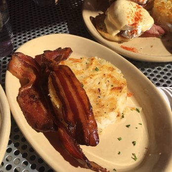 Snooze, an A.M. Eatery - Side of bacon and hash brown - Breakfast & Brunch Near Me - Tempe, Arizona Snooze, an A.M. Eatery - Side of bacon and hash brown - Breakfast & Brunch Near Me - Tempe, Arizona
