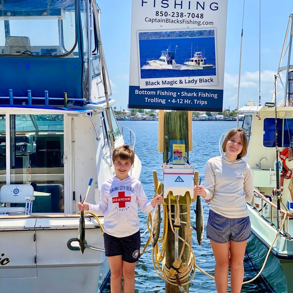 Captain Blacks Fishing - My daughter's were so proud of their fishing haul! - Fishing Near Me - Panama City, Florida