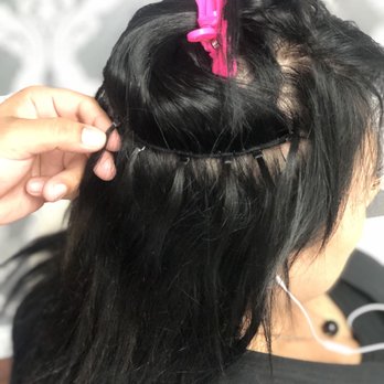 Hair Extension Studio - I got the flat track system - Hair Extensions Near Me - Garden Grove, California