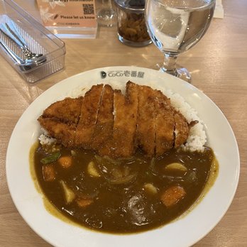 CoCo Ichibanya - Chicken cutlet with vegetables (regular rice portion) - Japanese Curry Near Me - Frisco, Texas CoCo Ichibanya - Chicken cutlet with vegetables (regular rice portion) - Japanese Curry Near Me - Frisco, Texas