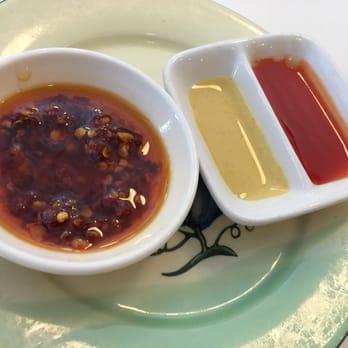 China Chef - Red chili paste , hot mustard and sweet & sour sauce. - Chinese Near Me - Temecula, California China Chef - Red chili paste , hot mustard and sweet & sour sauce. - Chinese Near Me - Temecula, California