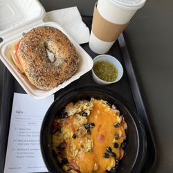 Pure Foods - NY State of Mind, Southwest Scramble, Apple Chai