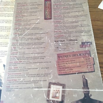 Pirilo - Menu - Italian Near Me - San Juan, Puerto Rico