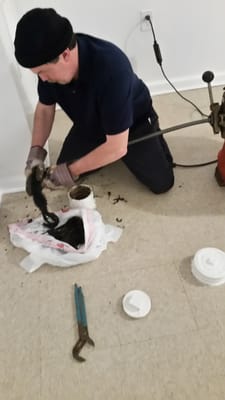 V and C Sewer & Drain Cleaning Logo