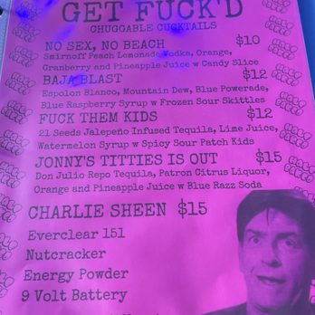 Half Baked - Cocktail Menu - Music Venues Near Me - Columbus, Ohio