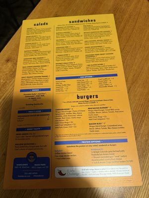Menu photo 5 Fire On The Mountain Denver, CO