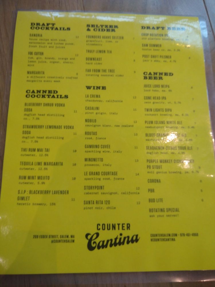 Counter Cantina