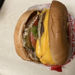 In-N-Out Burger - 2x4 with grilled whole onion, pickles added. So delicious.