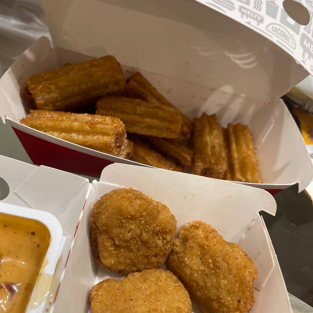 Chicken Nuggets (10)Mini Churros (5) Chicken Nuggets (10)Mini Churros (5)